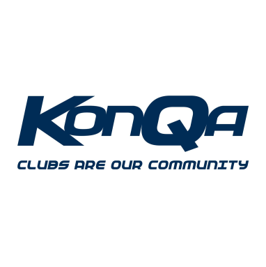 KonQa Custom Teamwear Logo. Legend Sportswear manufactures custom sports uniforms for KonQa.