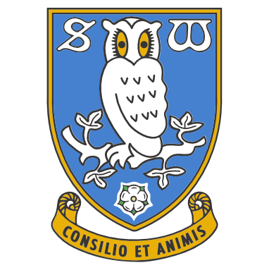 Sheffield Wednesday FC Logo. Legend Sportswear manufactures custom football uniforms, custom football jerseys and custom football shorts and custom apparel and merchandise for Sheffield Wednesday FC.