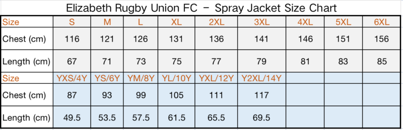 Elizabeth Rugby Union FC - Spray Jacket - Image 3