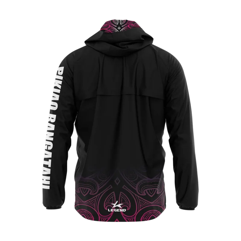 Pikiao Warriors RLC - EV8-34 - Full Zip Hoodie - Pink - Image 2