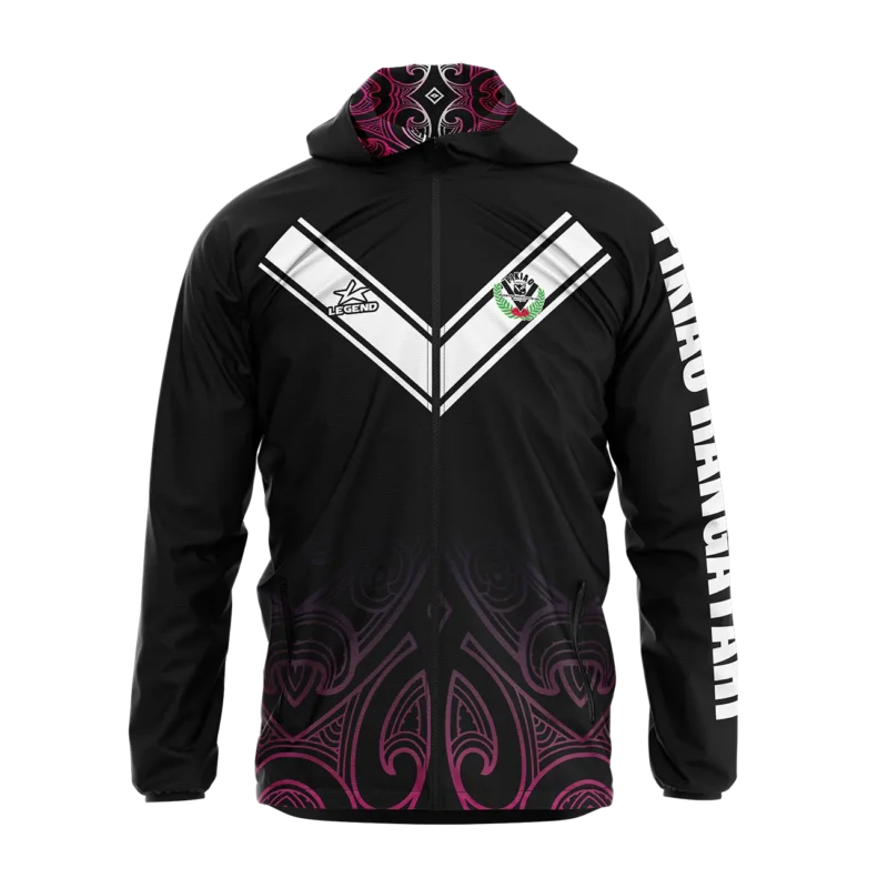 Pikiao Warriors RLC - EV8-34 - Full Zip Hoodie - Pink