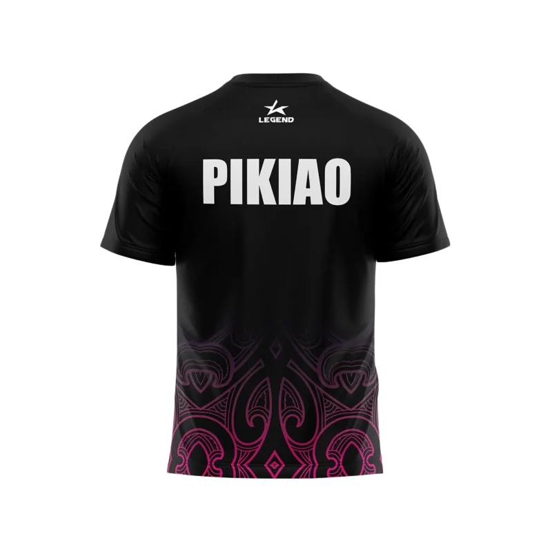 Pikiao Warriors RLC - LE101 Warm Up T-Shirt - Pink - Image 2