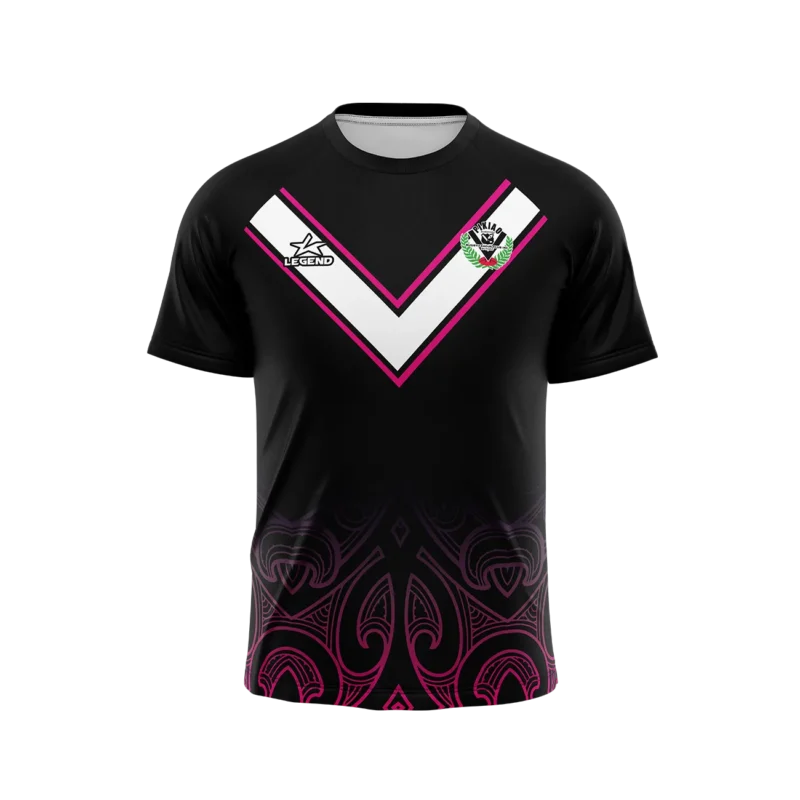 Pikiao Warriors RLC - LE101 Warm Up T-Shirt - Pink