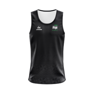 Black Training Singlet | Fiji Weightlifting